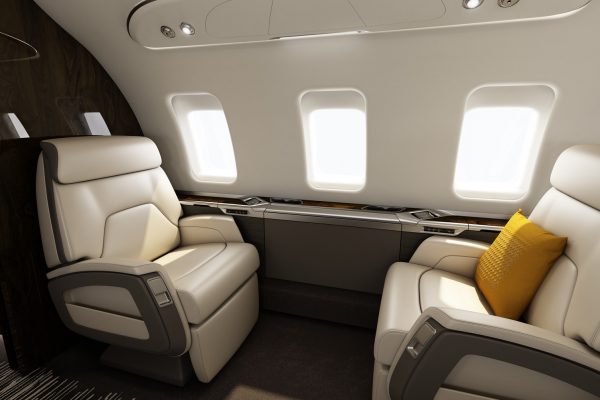 Challenger 650 Seat and Window Props